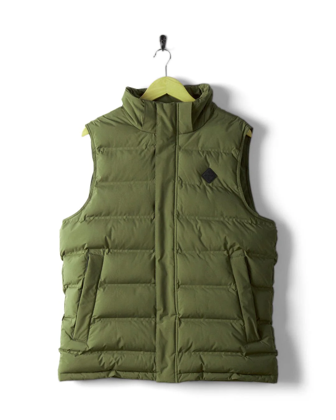 Xavier Mens Padded Gilet in Green - Image 2