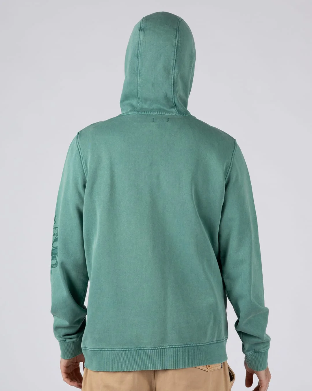Yesterday's Youth Mens Pop Hoodie in Green - Image 4