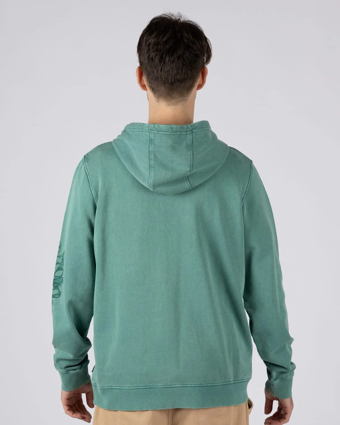 Yesterday's Youth Mens Pop Hoodie in Green - Image 7