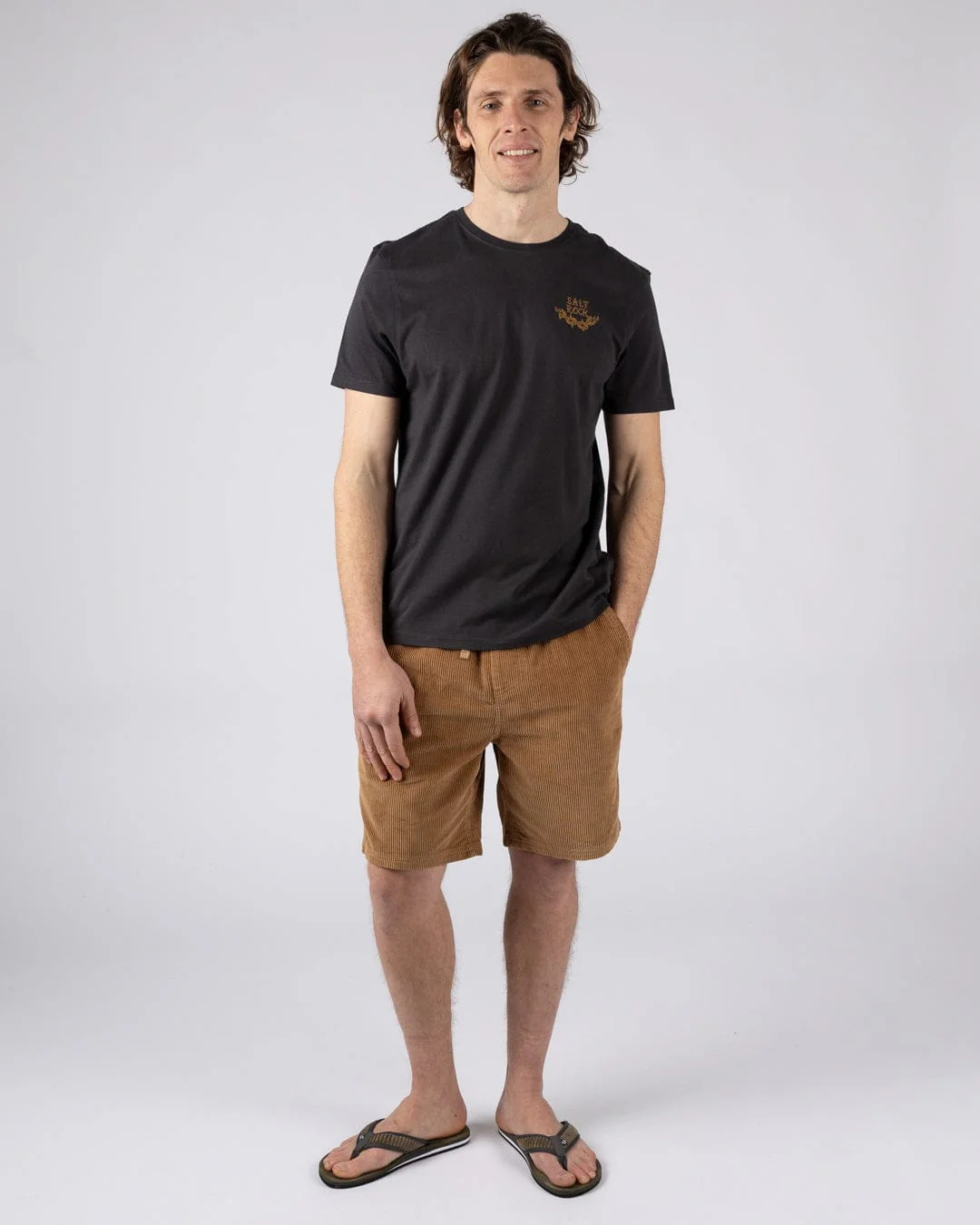 Yesterday's Youth Mens Short Sleeve T-Shirt in Dark Grey - Image 5