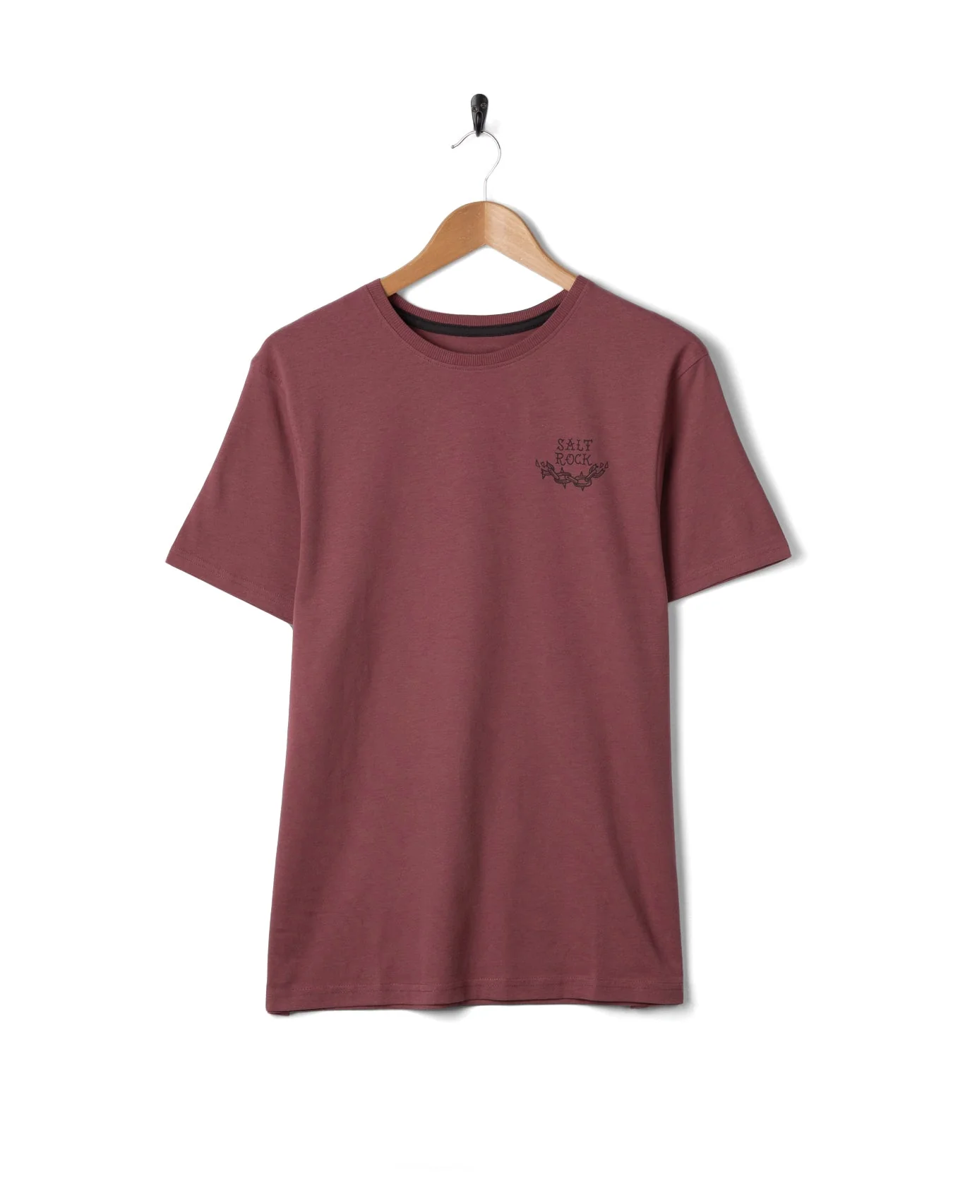 Yesterday's Youth Mens Short Sleeve T-Shirt in Dark Pink - Image 7