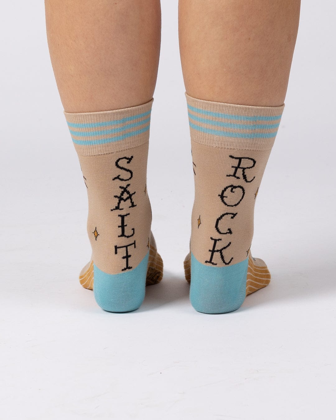 Yesterday's Youth Socks in Beige - Image 2