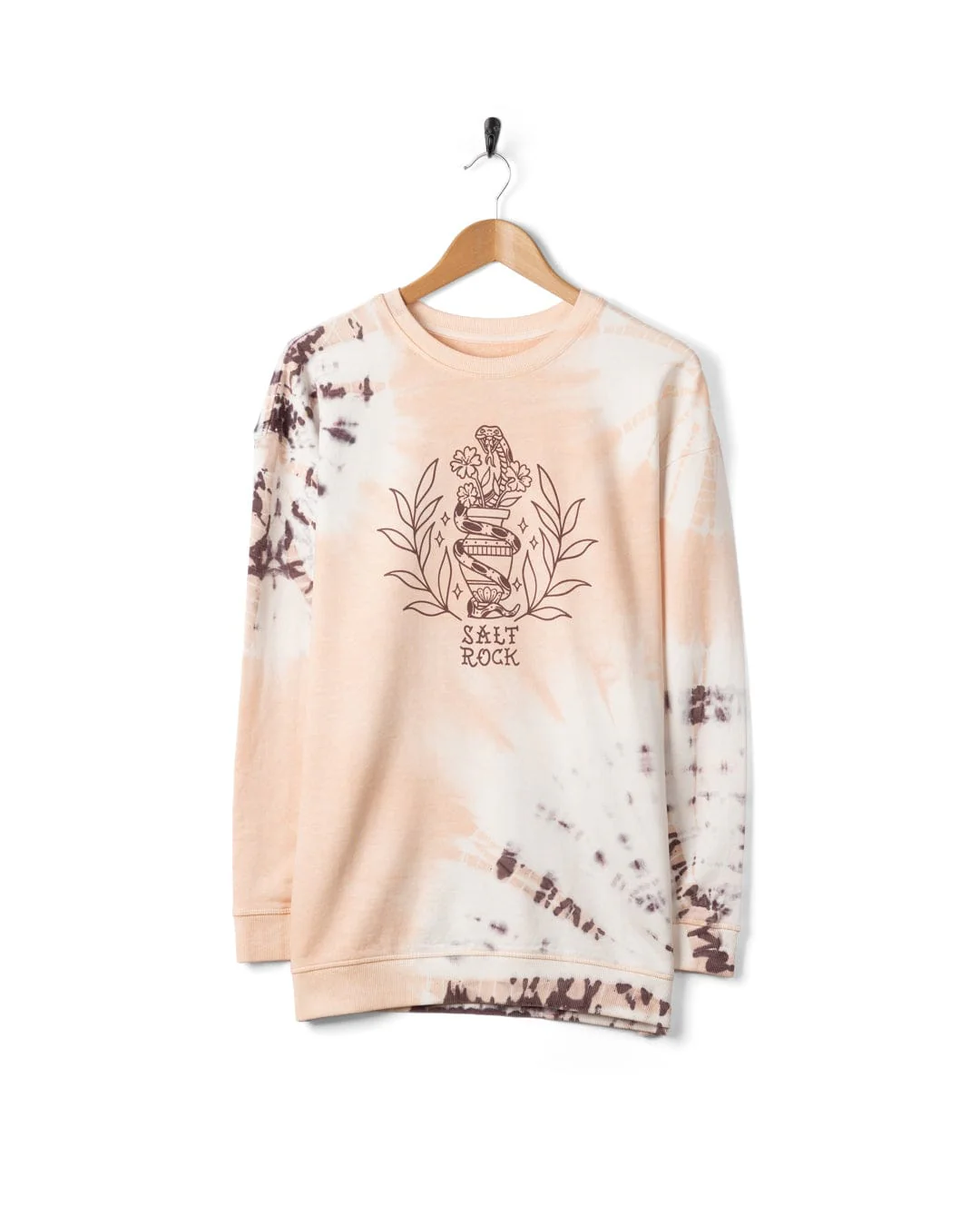 Yesterday's Youth Womens Oversized Sweatshirt in Orange - Image 4